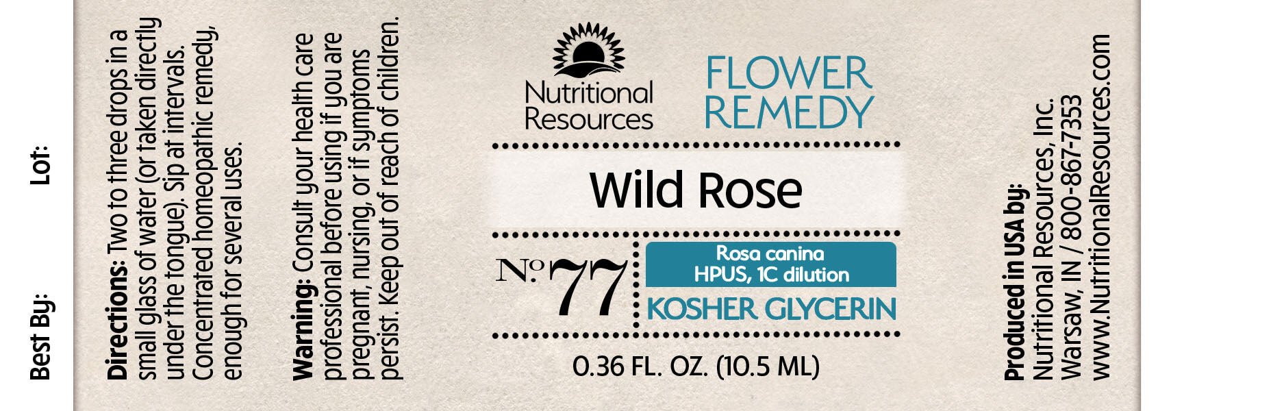 Wild Rose - Nutritional Resources