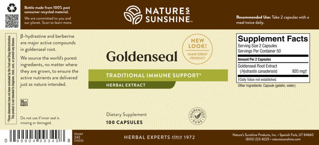 Goldenseal - Nutritional Resources