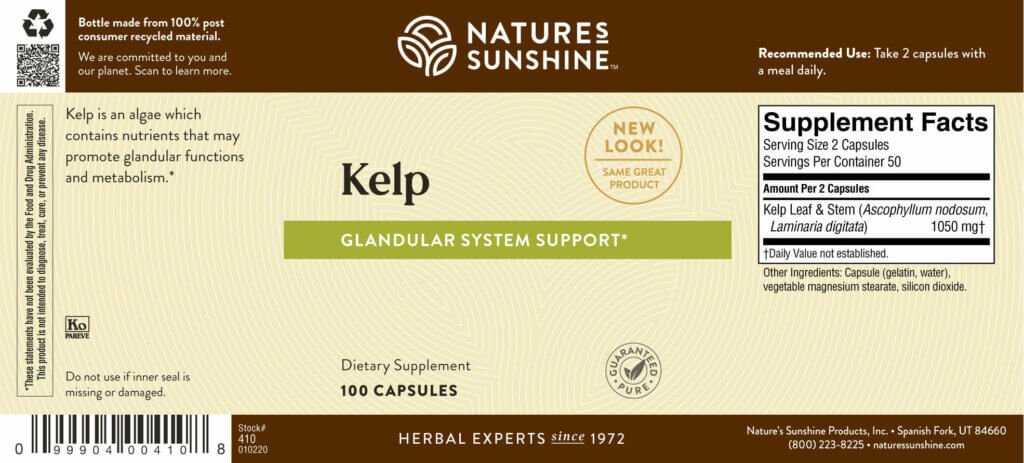 Kelp - Nutritional Resources