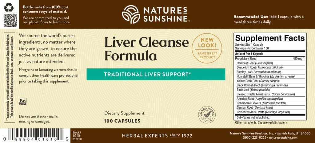 Liver Cleanse Formula - Nutritional Resources