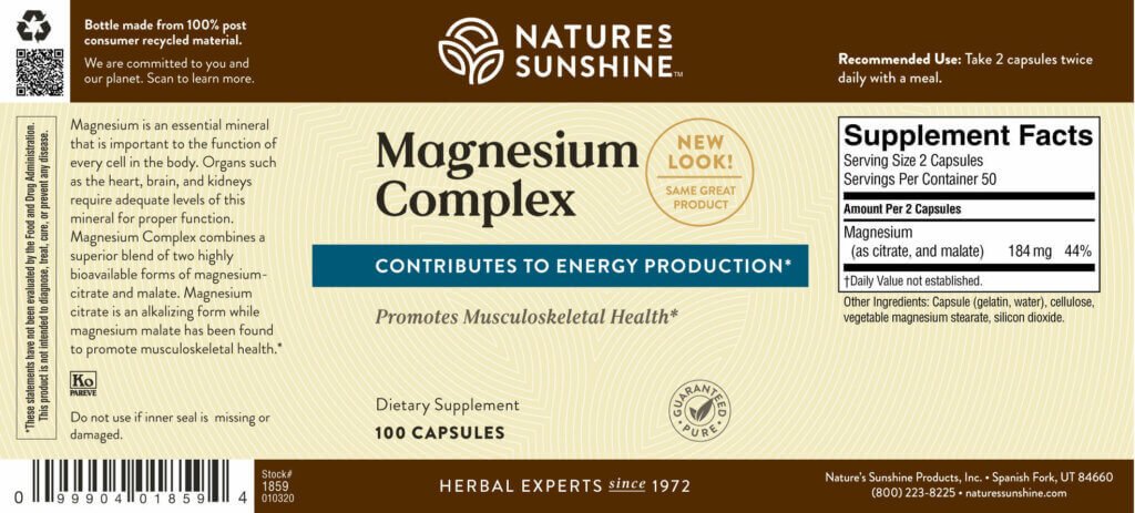 Magnesium Complex - Nutritional Resources
