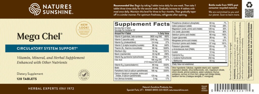 Mega - Chel® - Nutritional Resources