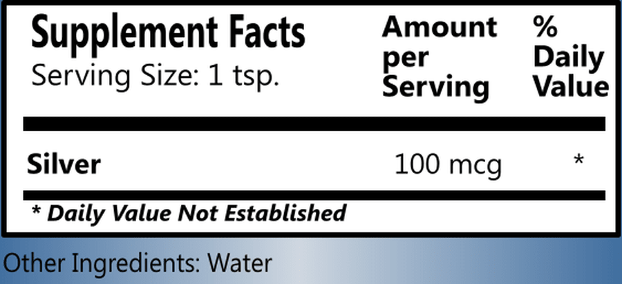 Colloidal Silver - Nutritional Resources