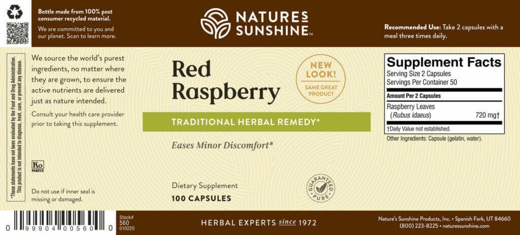 Red Raspberry - Nutritional Resources