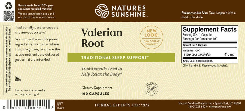 Valerian Root - Nutritional Resources
