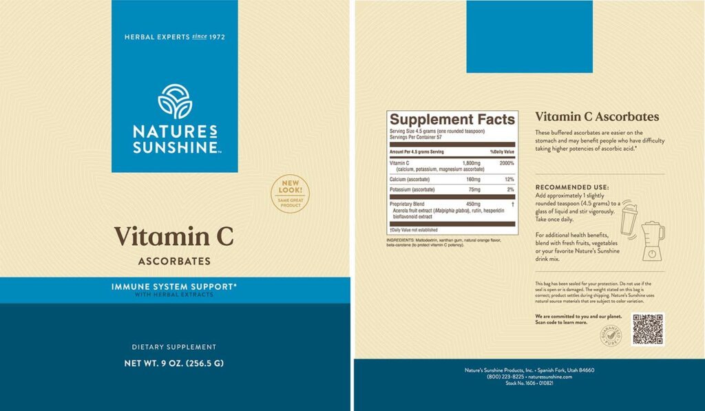 Vitamin C Ascorbates - Nutritional Resources