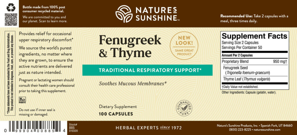 Fenugreek & Thyme