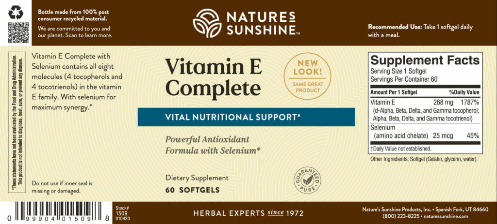 Vitamin E Complete w/ Selenium